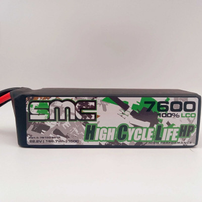 SMC Racing HCL-HP 6S LiPo 22.2V 7600mAh 150C G10
