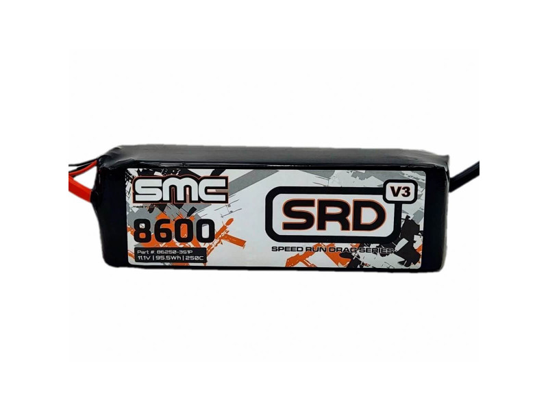 SMC Racing SRD-V3 Speedrun 3S LiPo 11.1V 8600mAh 250C