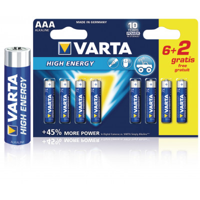 Varta AAA Battery 8pcs