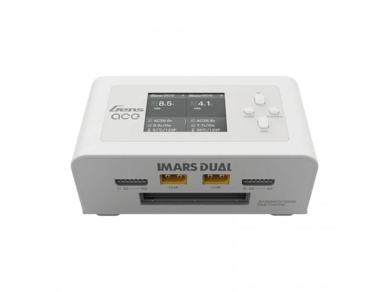 GensAce Imars Duo Lader AC200W/DC300Wx2 - 230V