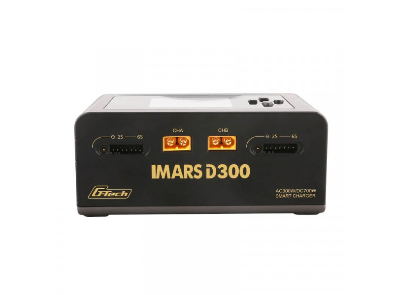 Gens Ace IMARS D300 G-Tech Duo Lader Zwart - 300W/700W