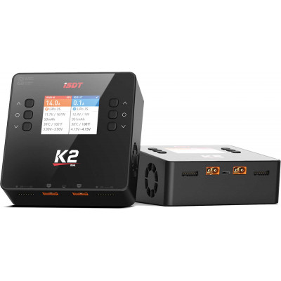 ISDT Dual Charger K2 2x200/500W - AC/DC