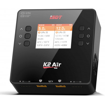ISDT Dual Charger K2 Air 2x200/500W - AC/DC
