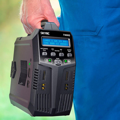 SkyRC T400Q Quad Battery Charger LiPO 1-6S 4x100W - 12/230V