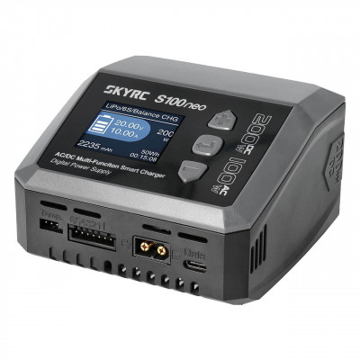 SkyRC S100 Neo Accu lader 1-6S Lipo 100W - AC