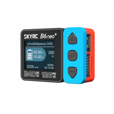 SkyRC B6neo+ Smart Charger 10A 200W - Compact Fast Charger