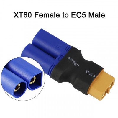  WTE Verloop Stekker XT60 Female naar EC5 Male