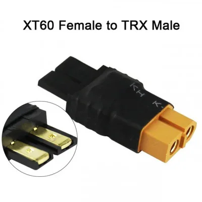 VUNIVERSUM Mr.stecker Modelbau® Premium Adapter XT90 stekker mannelijk naar T-Dean T-stekker Deans bus vrouwelijke hoogstroomstekker gouden stekker adapterkabel voor Lipo accu batterij