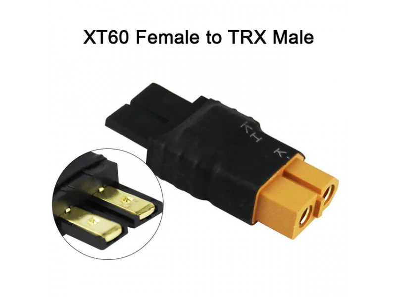 WTE Verloop Stekker XT60 Female naar TRX Male