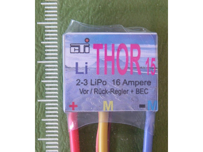 CTI Thor 15Li Regelaar Brushed 16A ( Lipo Versie)