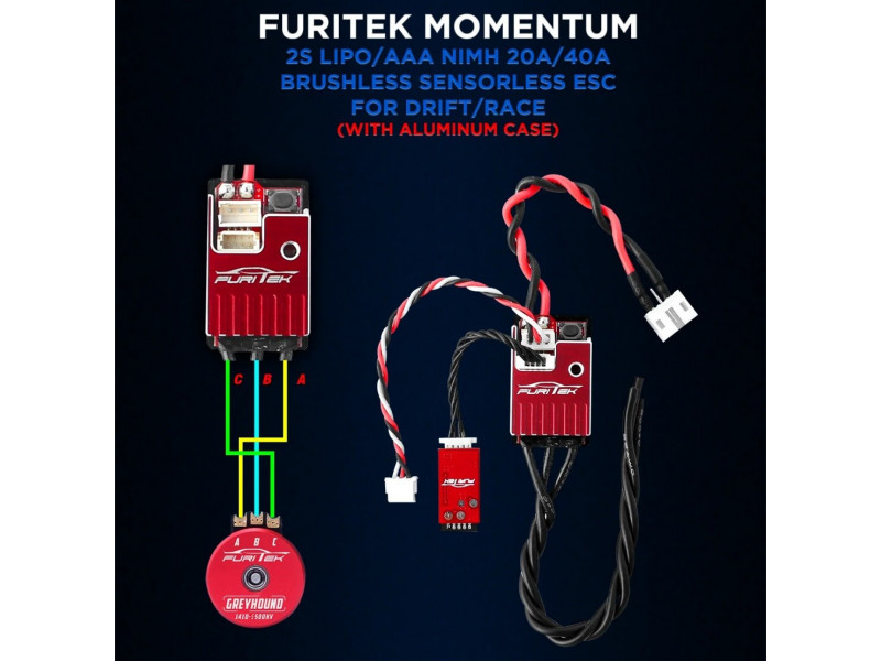 Furitek Odyssey Power System V2 Alu & Bluetooth voor Mini-Z