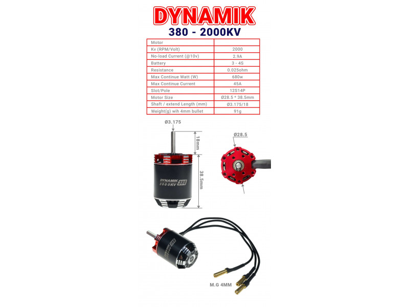 Furitek Python X ESC met Dynamik 380 Outrunner voor 1/10 Crawlers