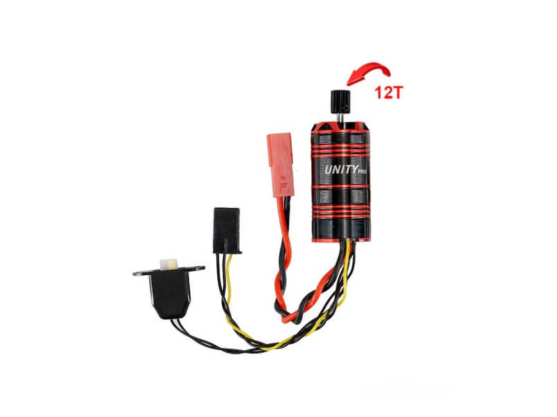 Furitek UNITY PRO 3500kV 2-in-1 Micro FOC Brushless Systeem