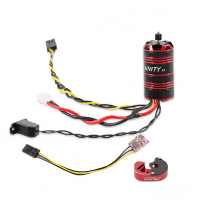  Furitek UNITY24 PRO 3500KV 2-in-1 Brushless Systeem voor SCX24 en AX24