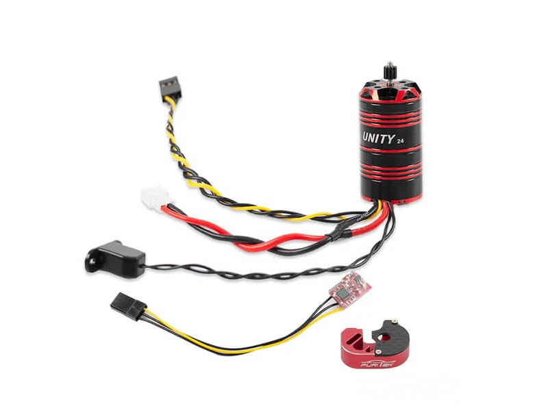  Furitek UNITY24 PRO 3500KV 2-in-1 Brushless Systeem voor SCX24 en AX24