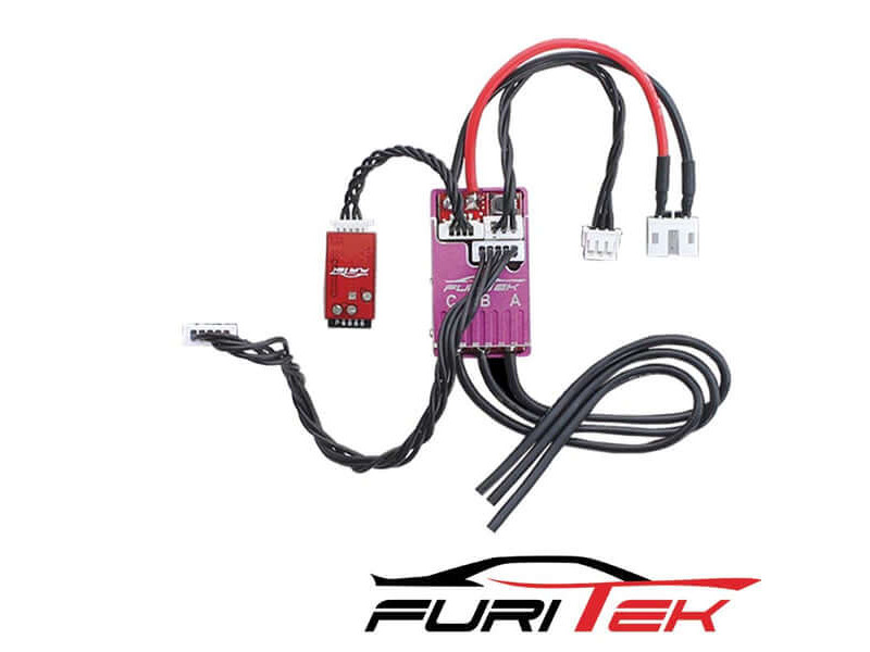 Furitek Cyclos 20/40A ESC Bluetooth 1/28 Auto Paars - FUR-2198