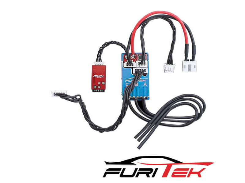 Furitek Cyclos 20/40A ESC Bluetooth 1/28 Auto Blauw - FUR-2210