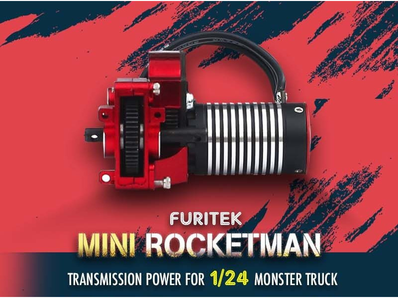Furitek Mini Rocketman Aandrijving voor 1/24 Monstertrucks