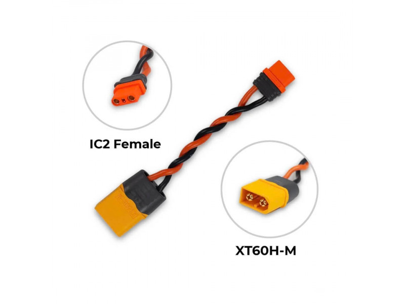 Furitek Verloopkabel XT60H-M voor Furitek PASO ESC - FUR-2593