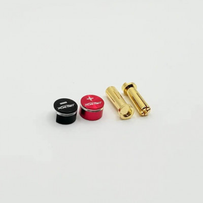 Furitek 5mm LowPro Bullet Plug Set – Red & Black Grips