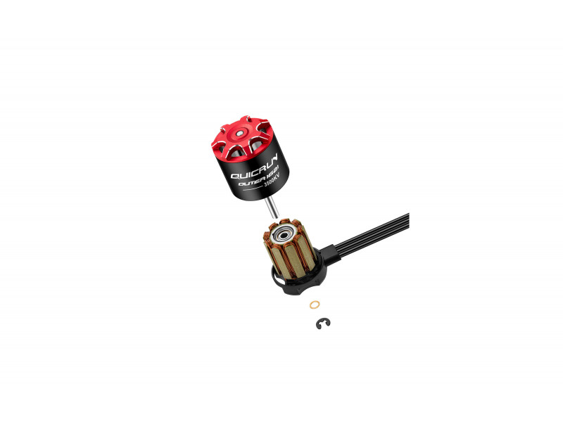 Hobbywing QuicRun Outer 1621SL 3500kV Motor voor 1/24 Crawlers