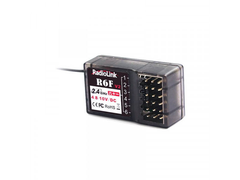 RadioLink R6F 6 Kanaals Ontvanger 2.4Ghz - RADR6F