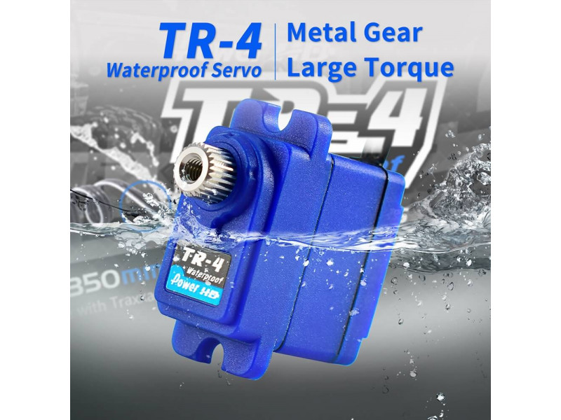 Power HD TR-4 Waterdichte Mini Servo voor Traxxas TRX-4 - 2.6kg