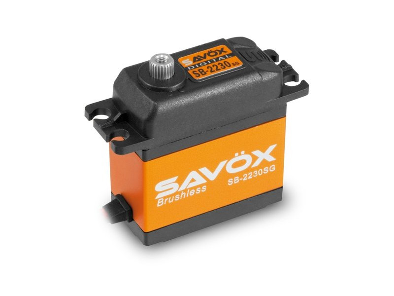 SAVOX SB-2230SG High Voltage Servo Stalen Tandwielen - 42kg