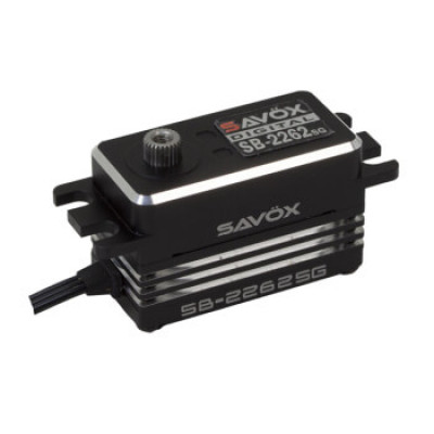 SAVOX SB-2262SG Black High Voltage Low Profile Servo - 32kg