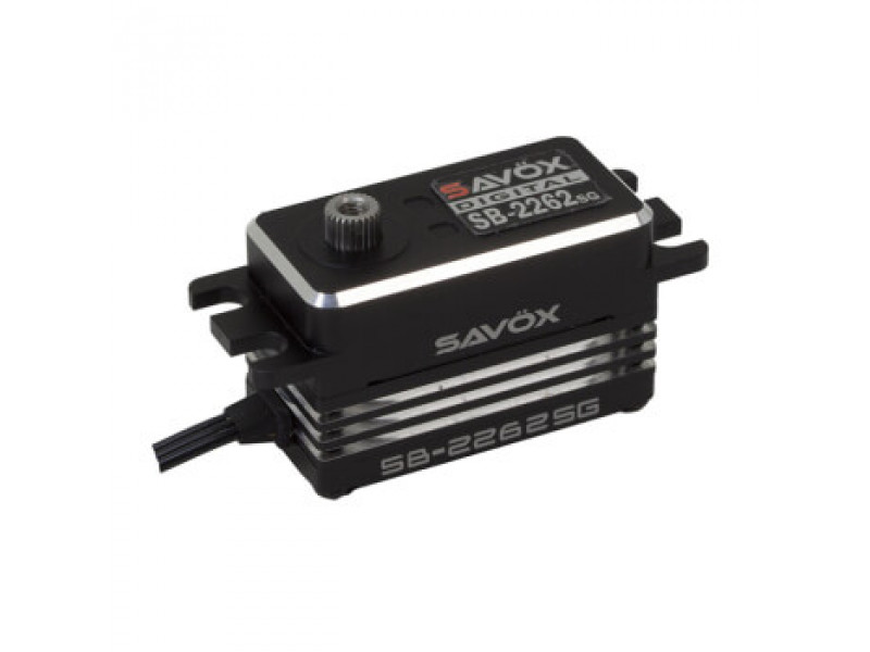 SAVOX SB-2262SG Black High Voltage Low Profile Servo - 32kg