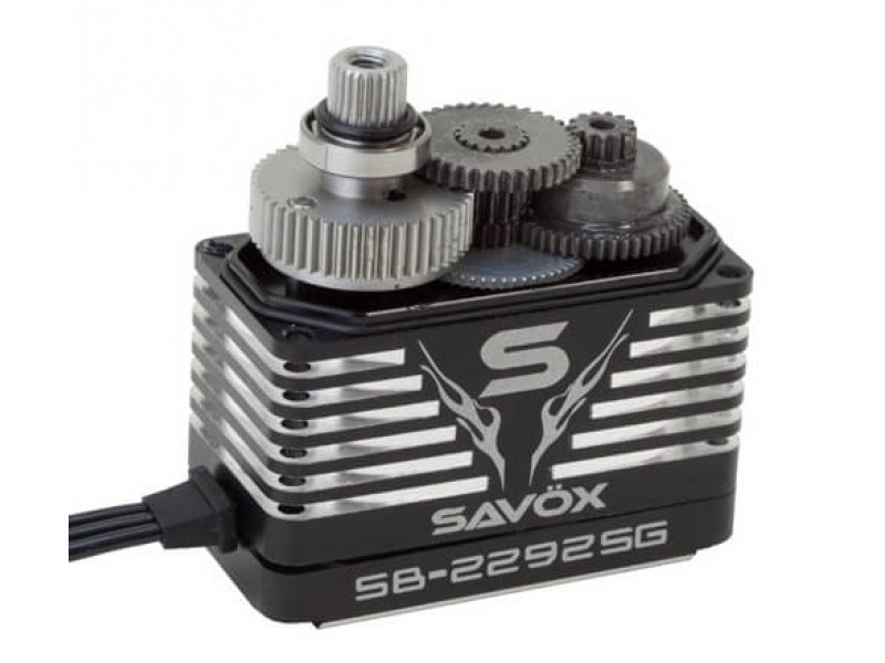 SAVOX SB-2292SG Black High Voltage Brushless Extreme Servo - 50kg