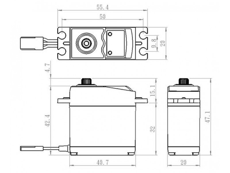 SAVOX SC-0251MG Digitale Servo Metalen Tandwielen - 16kg