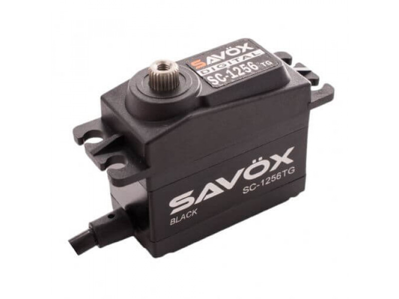 SAVOX SC-1256TGB Black Digitale Servo Titanium Tandwielen - 20kg