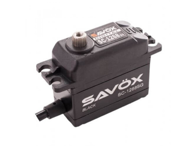 SAVOX SC-1268SGB Black Digitale HV Servo Stalen Tandwielen - 25kg