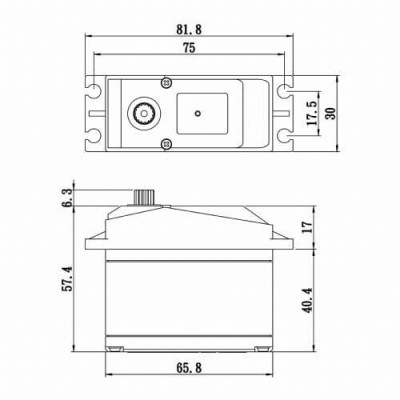 SAVOX SV-0236MG+ Digital Big Scale Servo Metal Gear - 40kg
