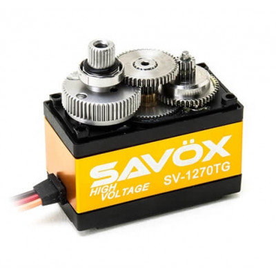 Savox SV-1270TG+ HV Coreless Servo Titanium 45kg/cm - SV-1270TG+