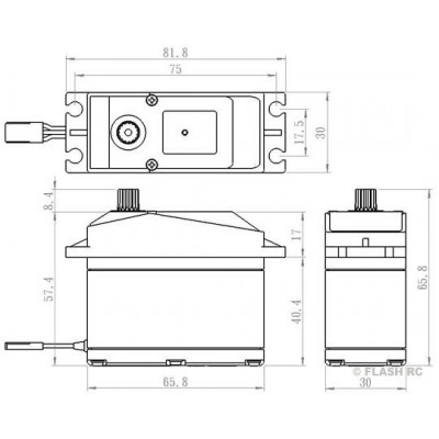 Savox SV-1274MG High Voltage Servo (9kg)