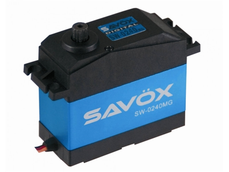 Savox SW-0240MG HV Waterdichte Big Scale Servo (35kg)