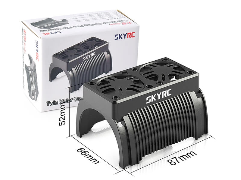 SkyRC Motor Koellichaam met Ventilatoren voor 56mm Motoren