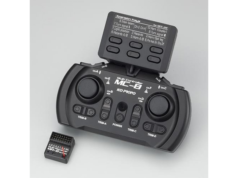 KO PROPO MC-8 Transmitter with Xpansion Keys attachment for MFC02/03
