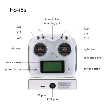 Flysky FS-i6S Transmitter 2.4Ghz 10 Channels with Receiver