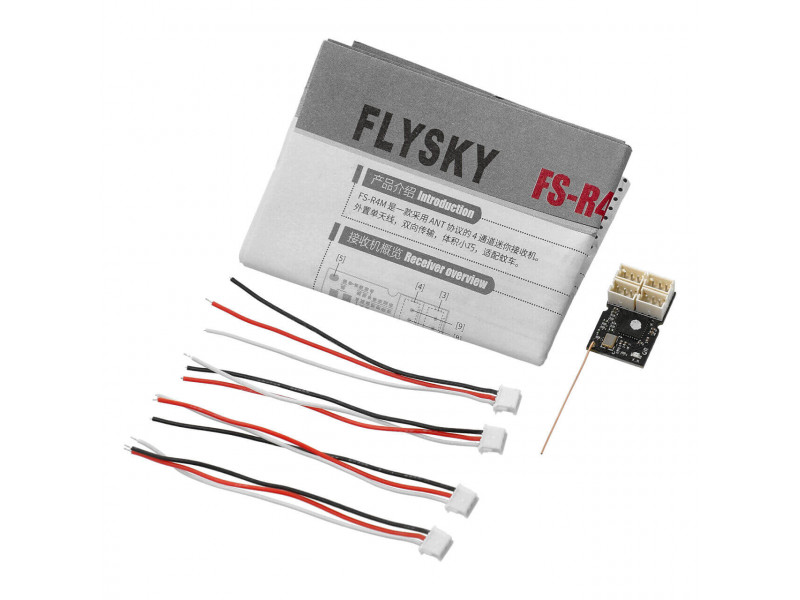 FlySky R4M Micro Ontvanger 4 Kanaals ANT
