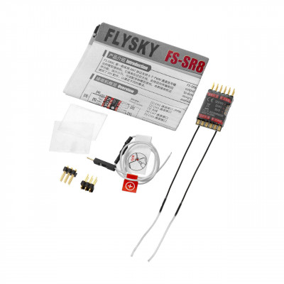 FlySky SR8C Micro Receiver 8 Channels ANT