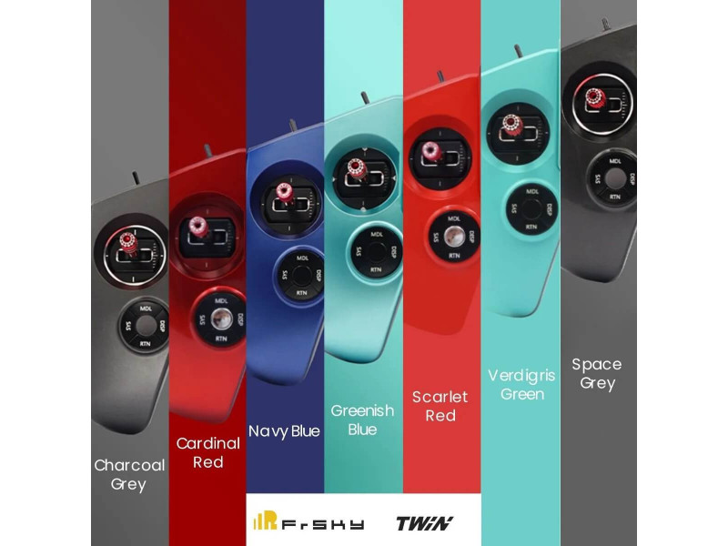 FrSky TWIN X-Lite Zender Dual 2.4Ghz - Verdigris Green
