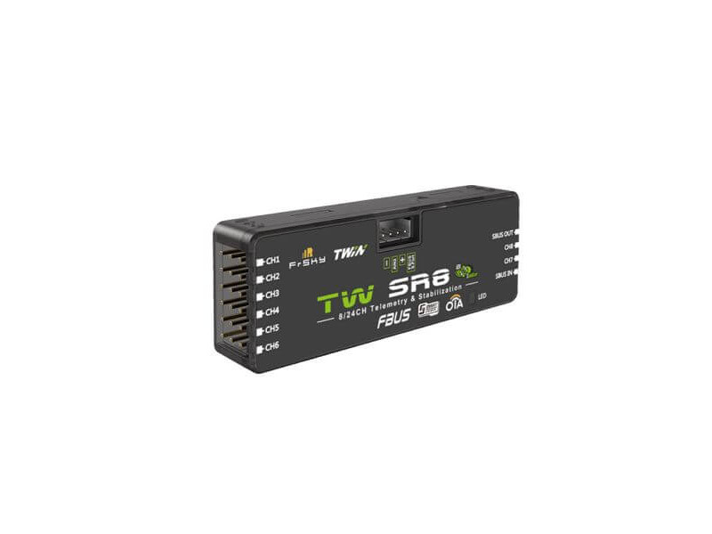 FrSky TW SR8 Ontvanger 8 Kanaals 2x 2.4Ghz