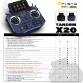 FrSky Ethos Tandem X20S Zender 2.4Ghz/900Mhz - Zwart