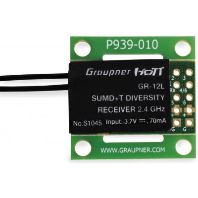 Graupner GR-12L PCB Ontvanger SUMD/SBUS - HoTT