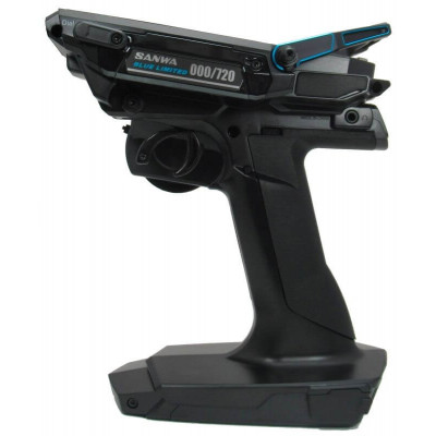 Sanwa  M17 Transmitter LTD with RX-493i + RX492i - 4 Channels - Blue