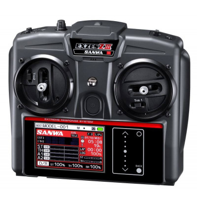 Sanwa EXZES ZIII Transmitter with RX-493i Receiver – 2.4GHz