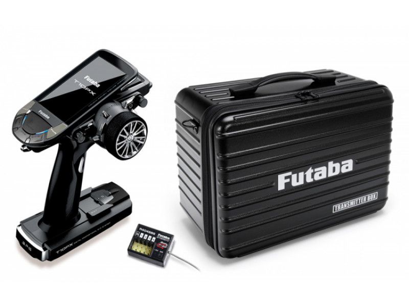 Futaba T10PX Pro Zender met R404SBS Ontvanger en Koffer